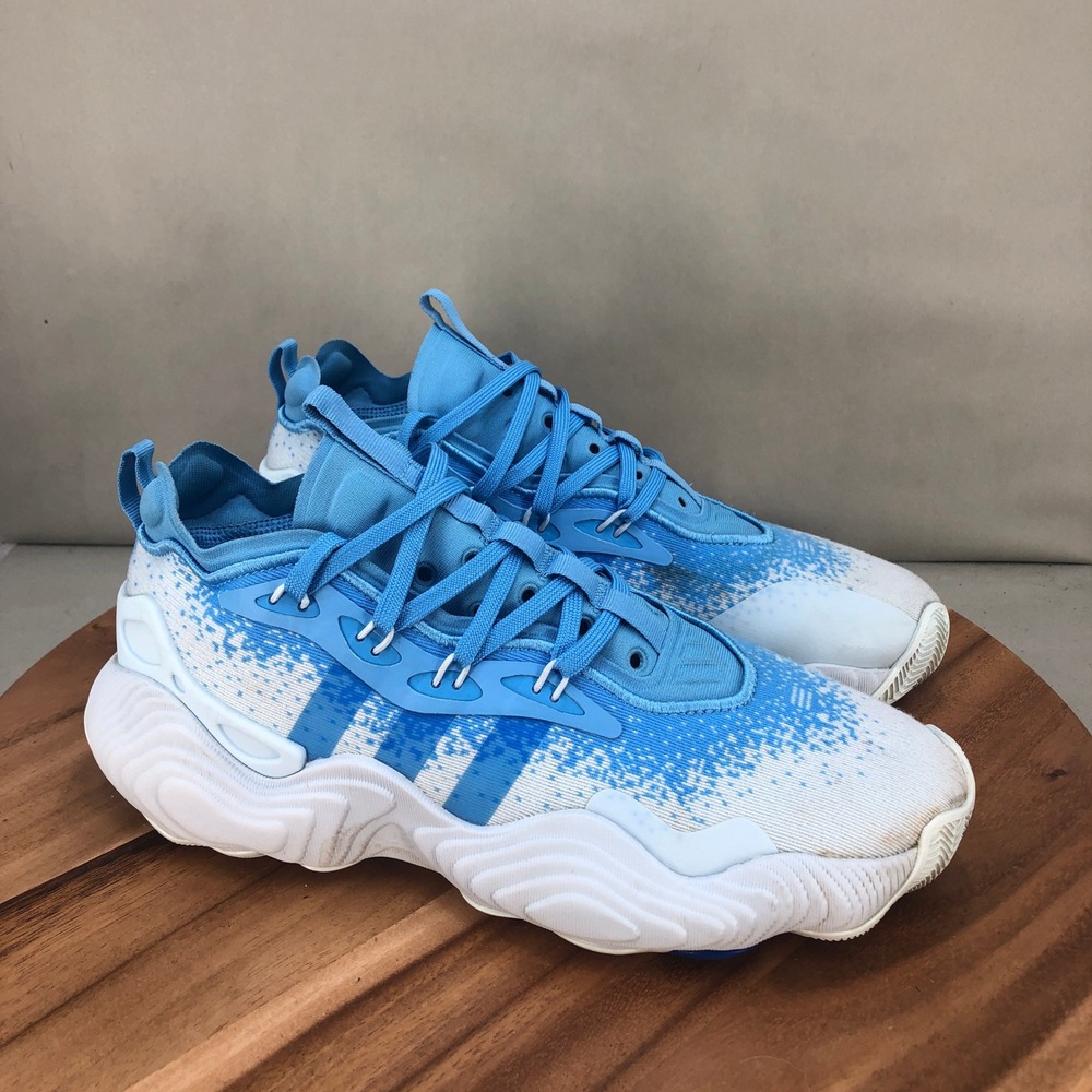Adidas Trae Young 3 Lucid Blue White Basketball Shoes IE2707 Mens Size 9